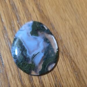 Moss Agate Stone Cabochon